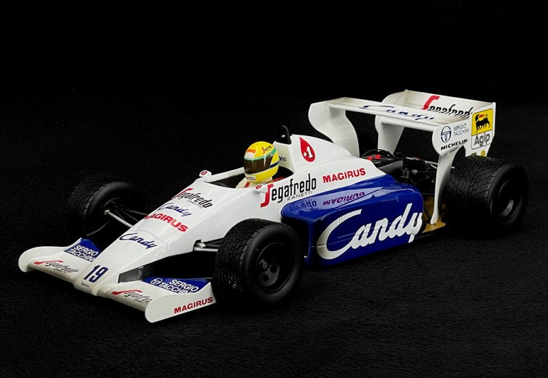 PMA540843819 – Minichamps 1:18 Toleman Hard TG184 - Ayrton Senna - 2nd Place Monaco GP 1984 (Dirty Version) (23cm Long) - Image 2