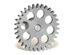 SP072531 - Sloting Plus - Anglewinder Gear Ø16,8mm x 31Teeth, Axle 2,38mm (3/32") M2,5 Grub Screw. Use Tip or Allen Wrench of 1,3mm