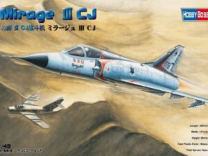 HOB80316 - HobbyBoss 1:48 Mirage IIICJ Fighter (Plastic Model Building Kit – 31cm Long)