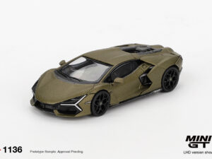 MGT01136-R - Mini GT - 1:64 Lamborghini Revuelto Verde Gea Matte  (7cm Long)