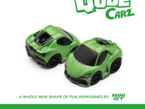 MGT-QZ01301-BL - Mini GT - 1:64 Lamborghini Revuelto Verde Selvans Green (QubeCarz - Blister Pack) (5cm Long)