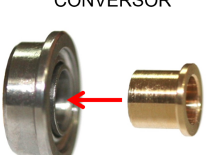 SP053026 - Sloting Plus - Conversion Kit 3mm to 2,38mm 4 x Brass Adapters