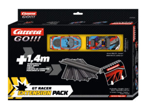 Car71605 - Carrera GO!!! 1:43 GT Racer Extension Pack 1.32m Track + 2 Cars (Ferrari 296 GT3 & BMW M4 GT3 Safety Car)