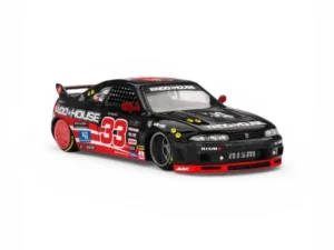 KHMG276 - Mini GT (Kaido★House) - 1:64 Nissan Skyline GT-R (R33) Black Kaido Cat (7cm Long)