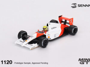 MGT01120-L - Mini GT - 1:64 McLaren MP4/6 #1 Ayrton Senna 1991 Japanese Grand Prix 2nd Place (7cm Long) with Decals
