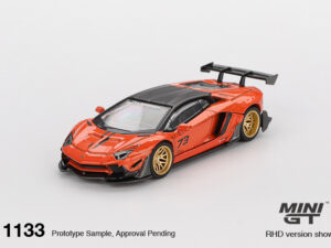 MGT01133-R - Mini GT - 1:64 LB★WORKS Lamborghini Aventador Limited Edition Orange MDX 2025 (7cm Long)