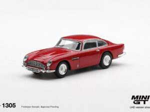 MGT01305-R - Mini GT - 1:64 Aston Martin DB5 Fiesta Red (7cm Long)