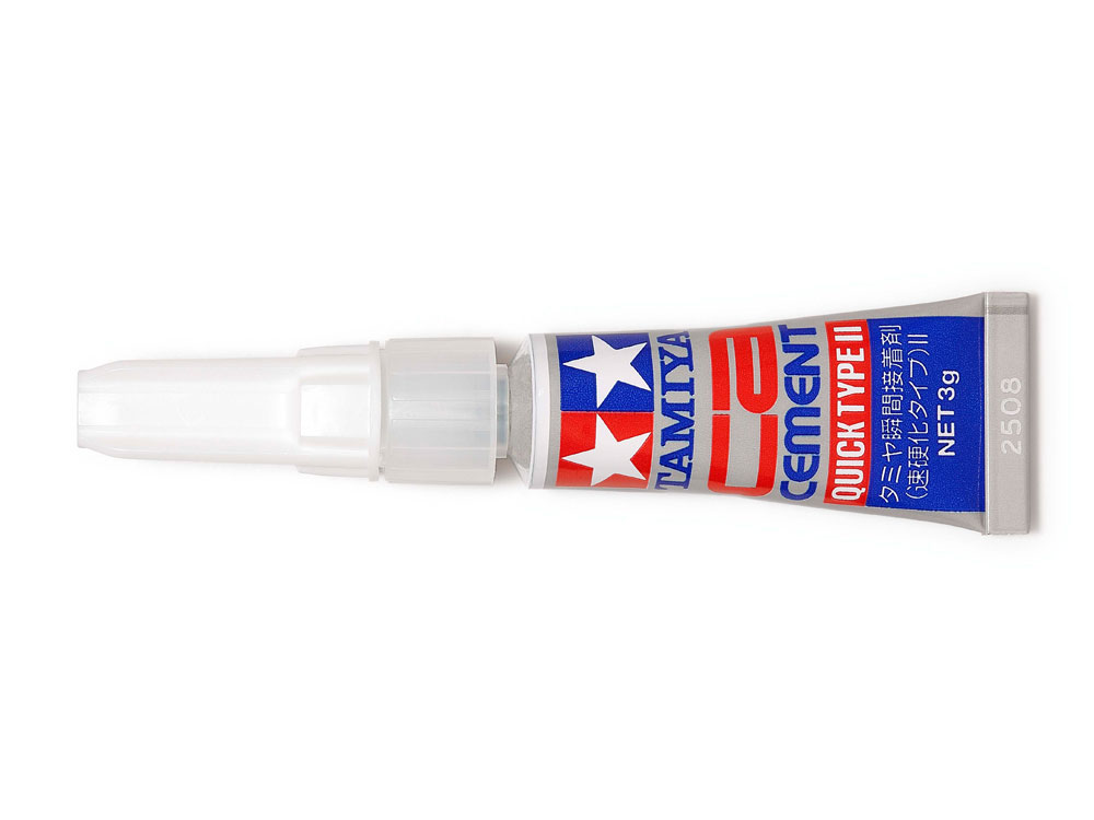 Tam87237 - Tamiya CA Cement (Quick Type II) (3g)